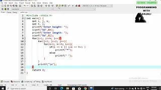 how to creat wave pattern in c language