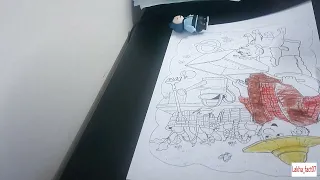 Coloring Picture of Warrior Logo 11 Espeluznante