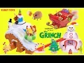 Unboxing the Ultra Rare The Grinch Movie Who-ville Town Playset Mini Playsets Figs Complete Set