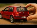 Unboxed Tested in Every Detail VW Golf Diecast Model Car