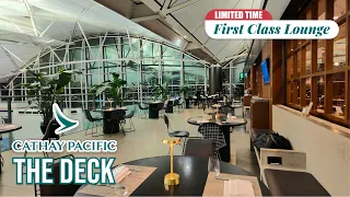 Cathay Pacific s The Deck FIRST CLASS Lounge LIMITED TIME Hong Kong Mott 32 Menu Collab