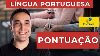 PONTUAÇÃO - LÍNGUA PORTUGUESA - CARTEIRO 2024 - CORREIOS - IBFC