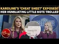 Karoline s Fox News Cheat Sheet LEAKED Leavitt HUMILIATED As AWKWARD Hannity Note Goes Viral