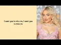Don’t Smile - Sabrina Carpenter [Lyrics Video] [One hour loop]