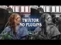 smooth twixtor WITHOUT plugins after effects