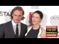 Sam Heughan and Caitriona Balfe at the TV Guide Magazine Celebrates STARZ s Outlander at Pailhouse i