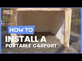 How to Install the 10 x 20 Feet Portable Heavy-Duty Carport AW10007