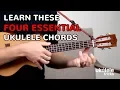 Learn to Play Your First Four Ukulele Chords For Beginners Beginner Ukulele Lesson