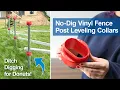 No-Dig Vinyl Fence Post Leveling Collars - A Breakdown of No-Dig Vinyl Fence Fittings