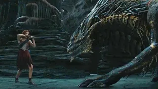 Elodie VS Dragon Full Fight Damsel Final Battle 