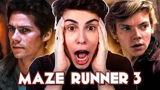 O FINAL DA SAGA MAZE RUNNER É DE ARREPIAR! | react Maze Runner 3 - A Cura Mortal