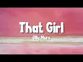 Download Lagu [ That Girl ] Lyrics - Olly Murs