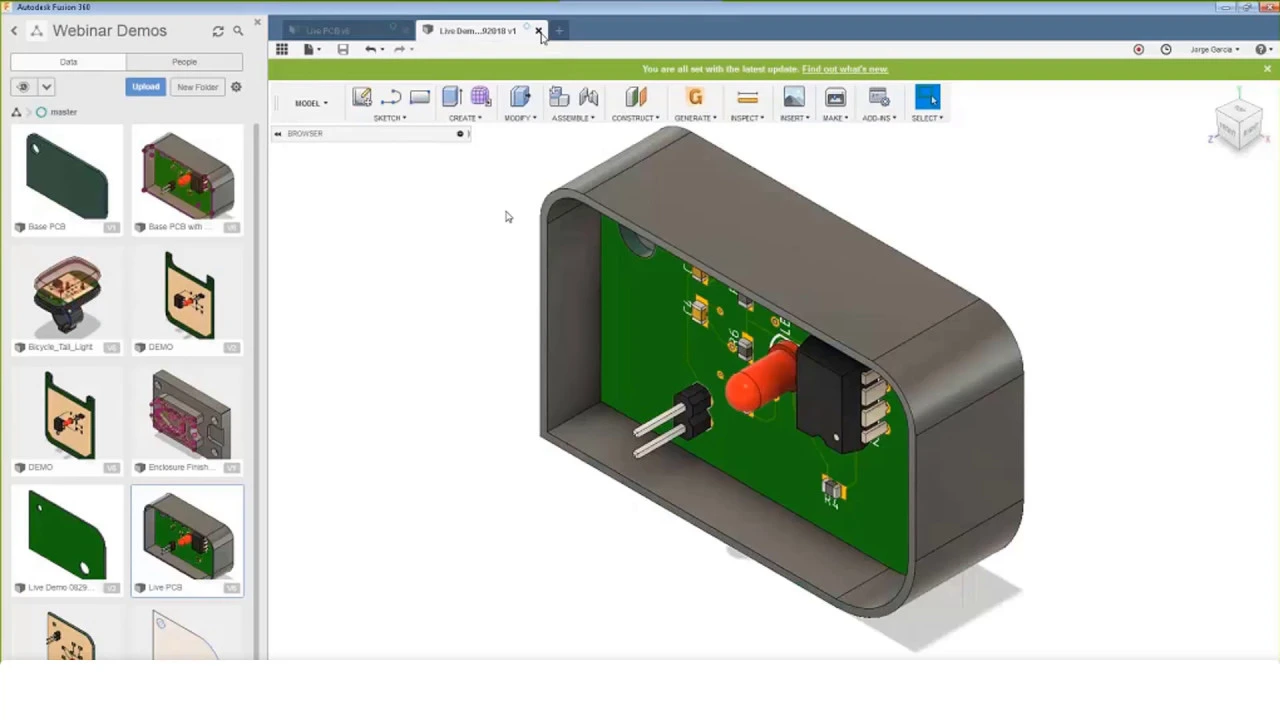 EAGLE and Fusion 360 ECAD-MCAD Workflow - August 2018