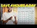 Save 4 Hours A Day - Stop Wasting Time Do THIS Instead