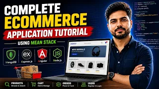 MEAN Stack E-Commerce Project Project Setup Angular NodeJS MongoDB ExpressJS Part 1