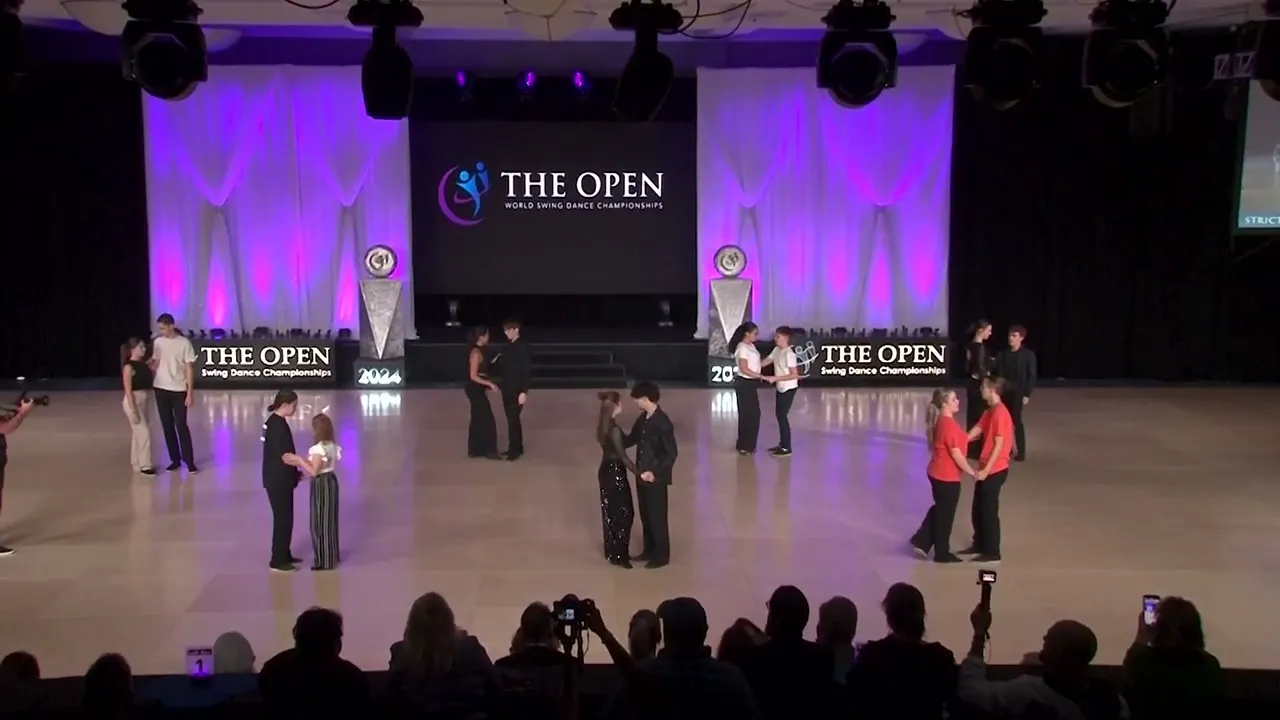 West Coast Swing Strictly Swing Juniors Finals - The Open 2024