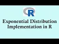 Statistics using R programming Using Exponential distribution with R programming