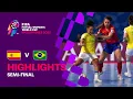 Spain vs Brazil | Semi-final | Highlights | FIFA Futsal Women's World Cup 2025™
