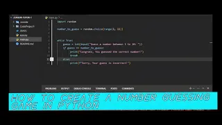 Python for Beginners Number Guessing Game Tutorial