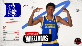 Cameron Williams Duke s Best NBA Prospect or the Odd Man Out