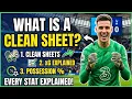 What Is a Clean Sheet Every Football Stat Explained Clean Sheets xG Possession More