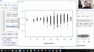 R Coding for Econometrics Part 2 Using the Plot Command and R Documentation