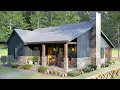 36 x 29 11x9m The Perfect One-Story Cabin House - 2 Bedroom