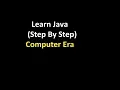 Java Tutorial - 8