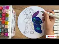 Lilo Stitch Coloring Page Easy Disney Coloring