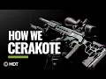 Cerakote Process How MDT paints precision rifle chassis with Cerakote