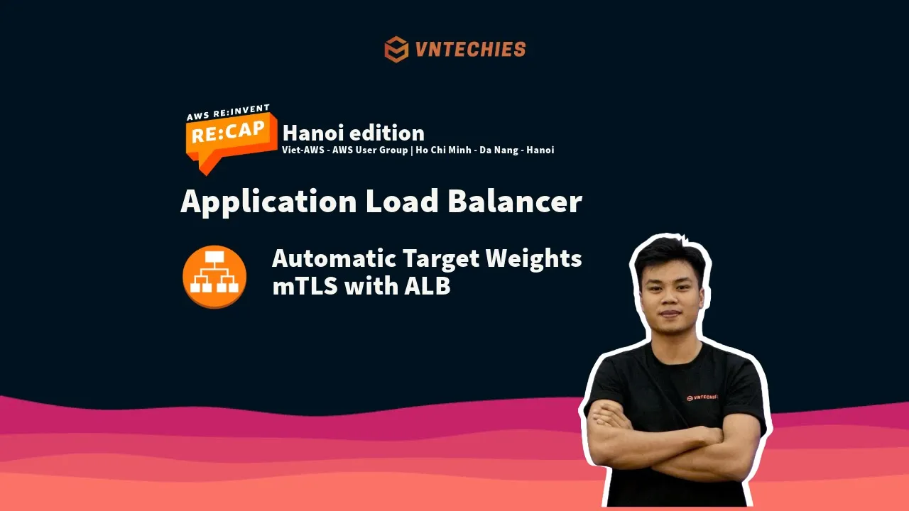 Outline Video AWS re:Invent 2023 re:Cap - Hanoi Edition - Automatic Target Weight and mTLS for AWS ALB