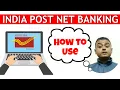 HOW TO USE DOP NET BANKING POST OFFICE INTERNET BANKING POST OFFICE NET BANKING POST CART