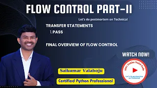 31 Master Python Flow Control Part-11 Transfer Statements Explained