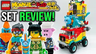 Monkie Kid's Team Van Review! LEGO Monkie Kid Set 80038