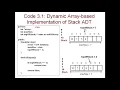 CSC 228 Fall 2020 3 1 Implementation of Stack ADT using Dynamic Arrays