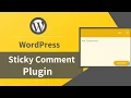 Sticky Comment Plugin Demo