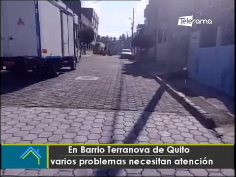 En barrio Terranova de Quito varios problemas necesitan atención