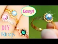 The Lazy Ring Tutorial - EASY DIY Rings Anyone Can Make In Seconds or Minutes