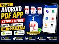 Build a Professional PDF Toolkit App Episode 1 Setup Merge PDF