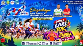 🔴LOMBA LARI 10K & ZUMBA DALAM RANGKA HUT KE-22 DPD RI