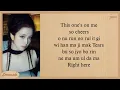 Download Lagu JISOO TEARS Easy Lyrics