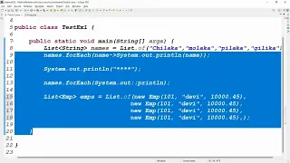 COREJAVA JAVA-8 FEATURES Session 10 Method Reference forEach Mr RATAN SIR