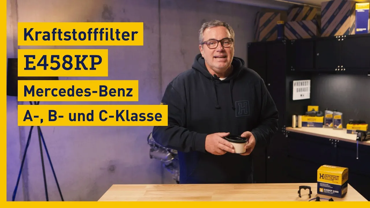 Hengst Kraftstofffilter-Einsatz E458KP für die A-, B- und C-Klasse von Mercedes