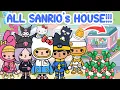 NEW Hello Kitty SANRIO Rainbow House NEW FREE GIFT Family HOUSE TOCA BOCA Ideas Toca Life World