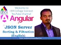 Angular JSON Server Sorting and Filtering Data in JSON Full Tutorial