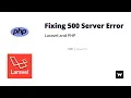 Laravel 500 Server Error PHP Cpanel solution