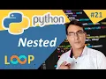 Nested Loop in python Python tutorial lesson - 21 Python for beginners