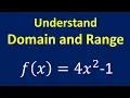 Understand Domain and Range