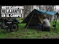 Lagu Solo Moto Camping Relajante en el campo. Solo Motorcycle Camping in farm. ASMR.