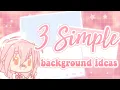 3 Simple Background Ideas and Tutorial IbisPaint X - GachaClub